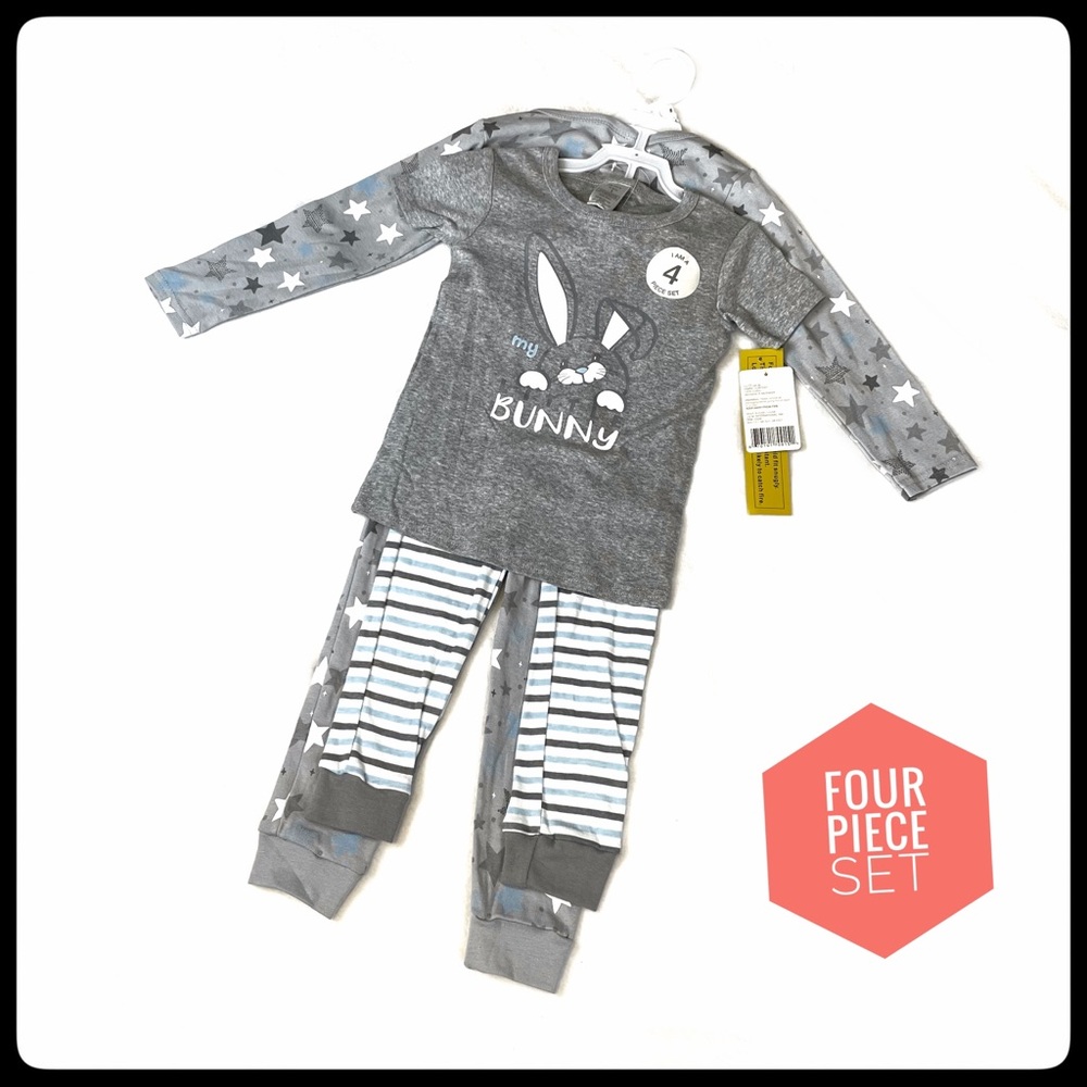 NWT 4 piece knit set 100% cotton